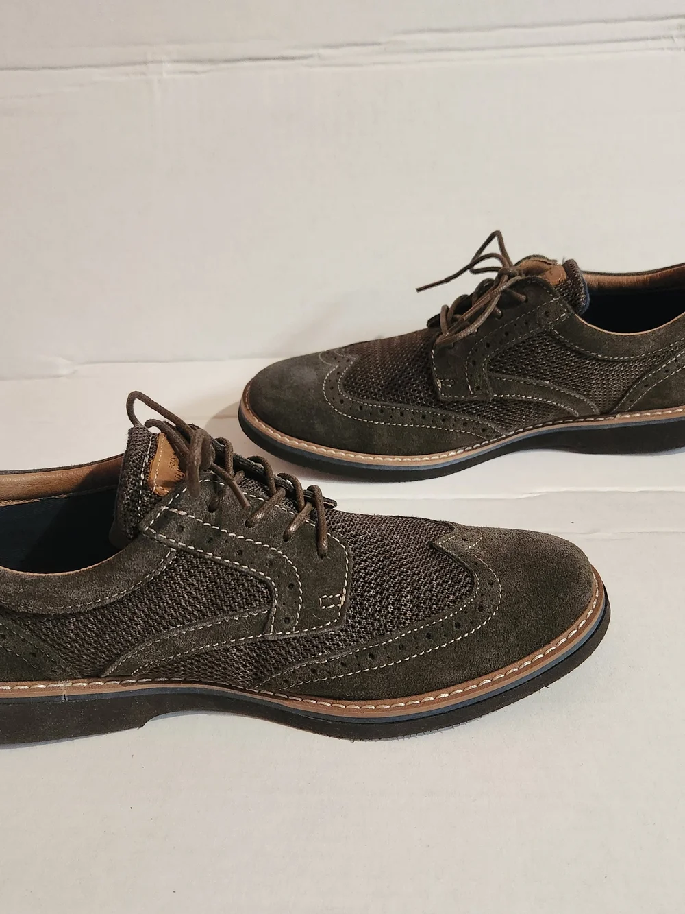Nunn Bush Men's Brown Wingtip Derby Shoes